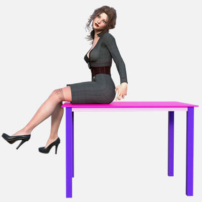 Free Simple Table Prop for Daz3D