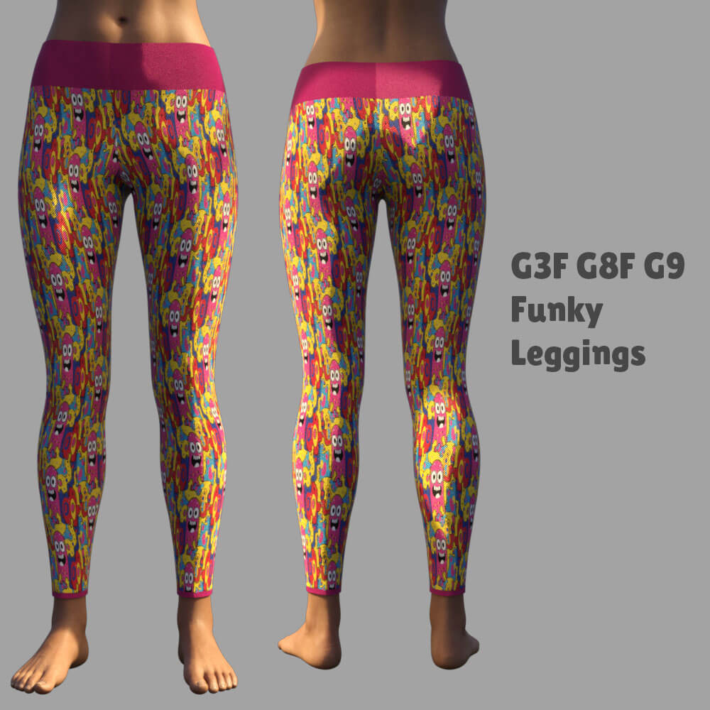 Funky Leggings | Mulberry main image 1
