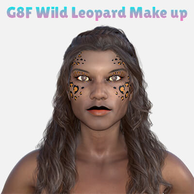 G8F Wild Leopard Makeup