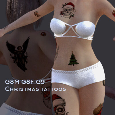 G8M G8F G9 Christmas Tattoos