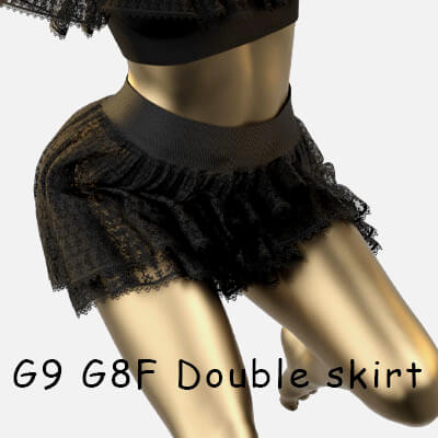 G9 G8F Double Skirt by artshock