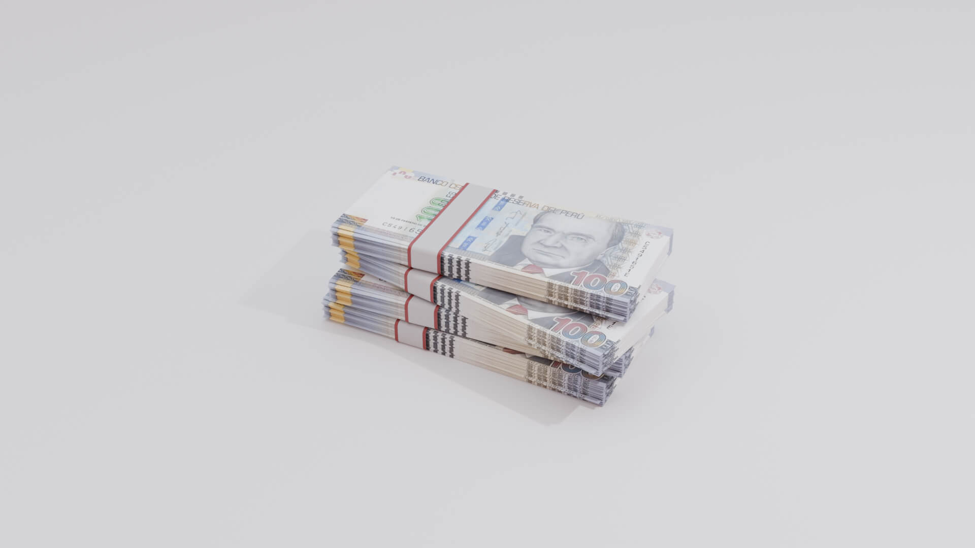 100 Peruvian Sol Currency - 3D Model by Arupsaha