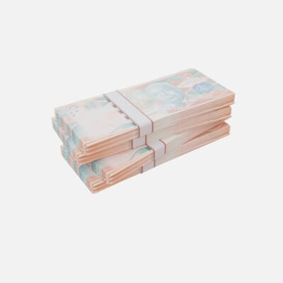 50 Barbadian Dollar BBD - 3D Model by Arupsaha