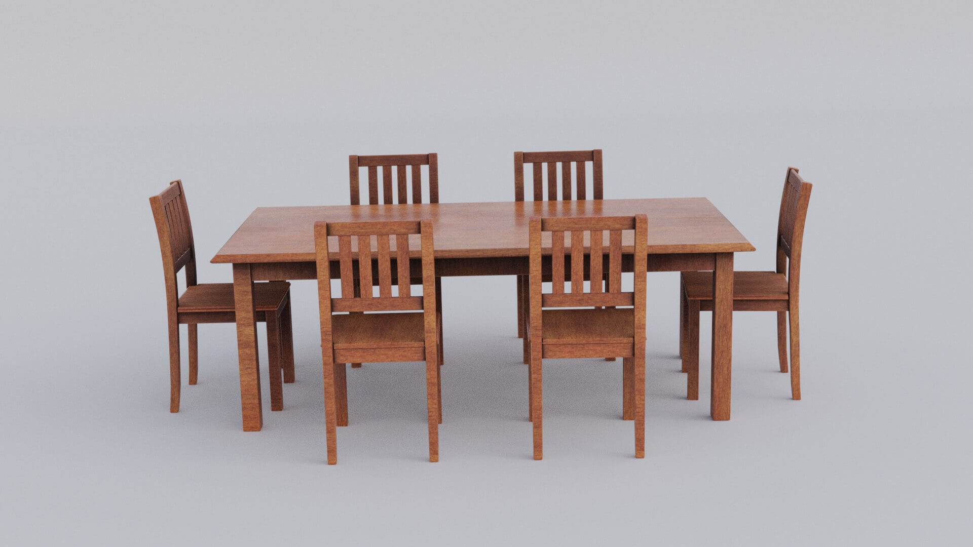 Dining Table Set - 3D Model by Arupsaha