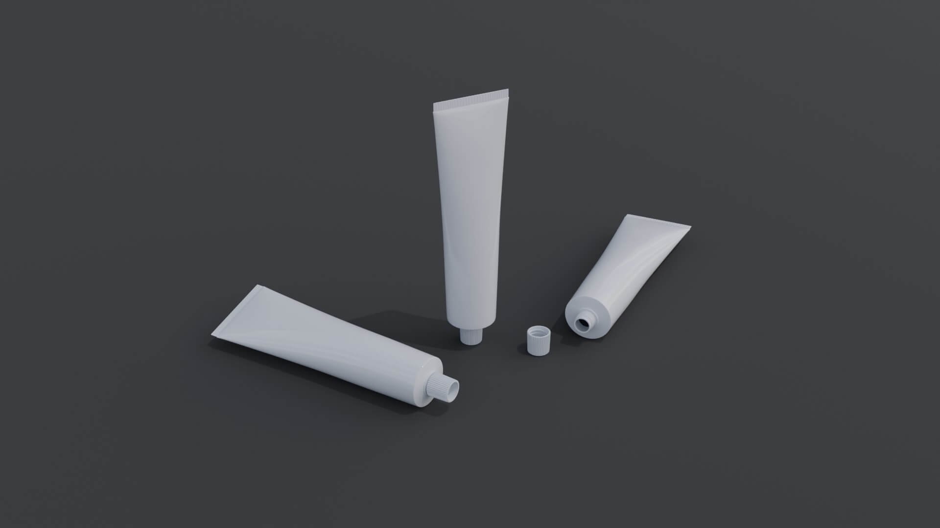 Toothpaste Laminate Tube - 3D Model by Arupsaha