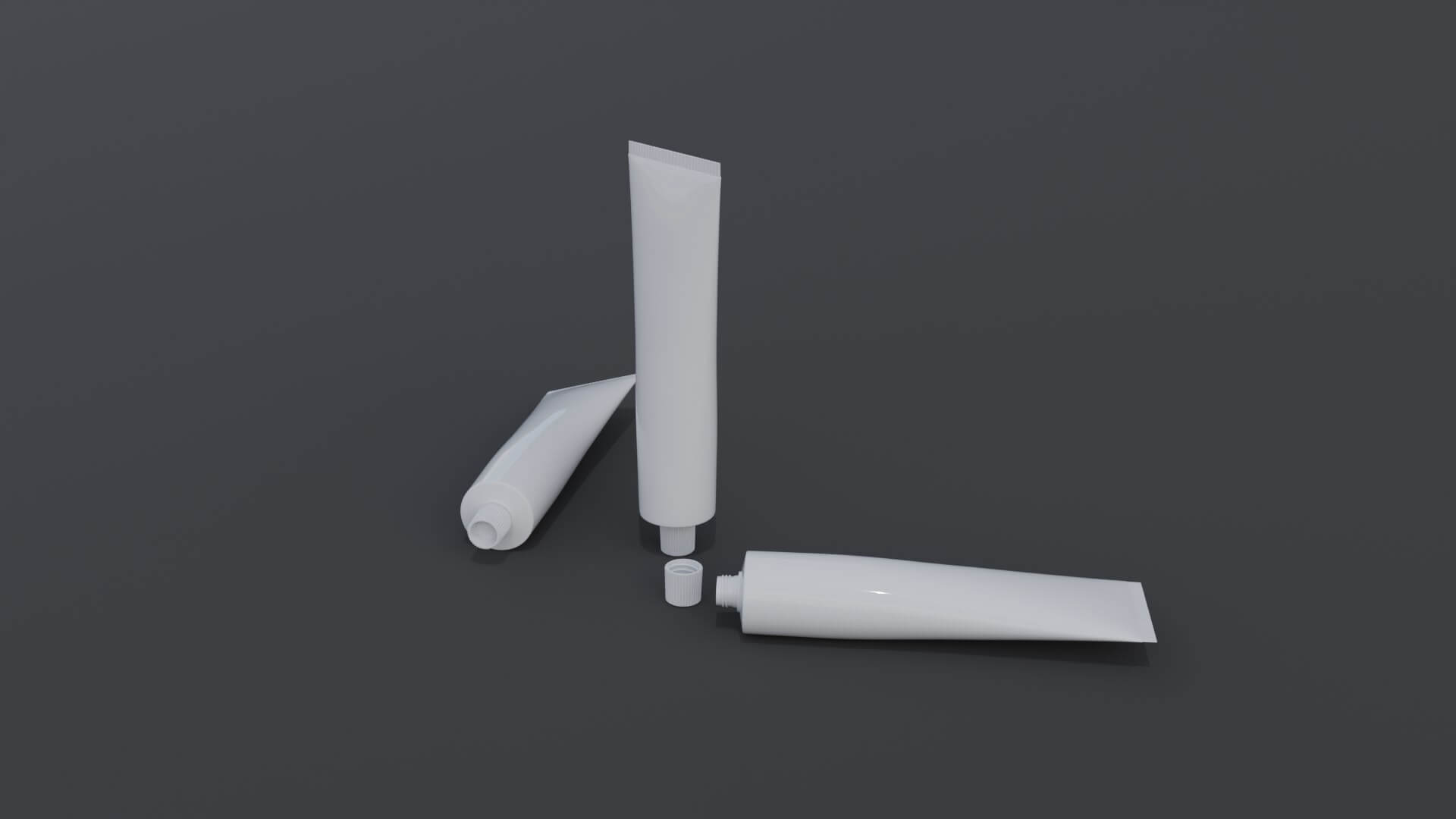 Toothpaste Laminate Tube - 3D Model by Arupsaha