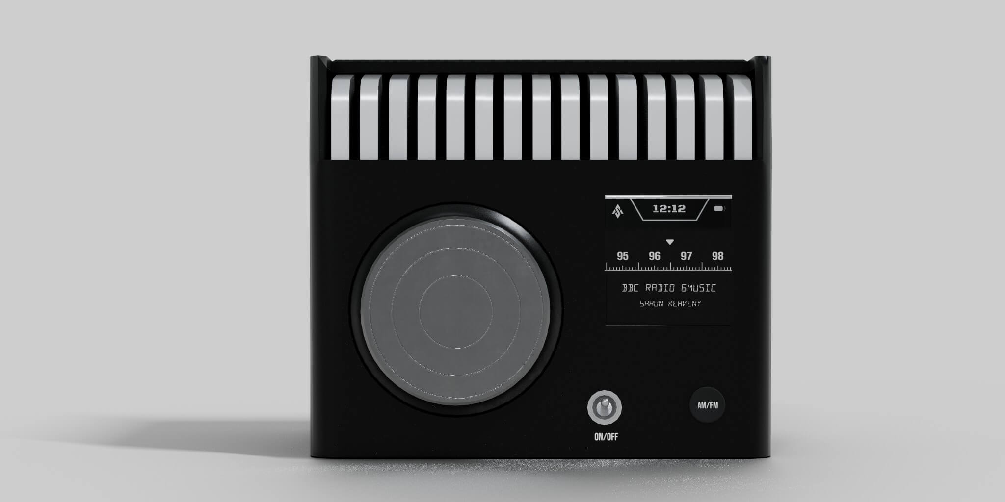 Portable Radio - 3D Model by asedessi
