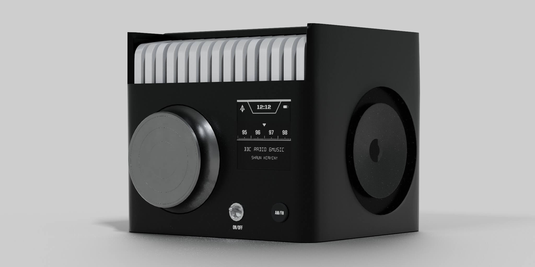 Portable Radio - 3D Model by asedessi