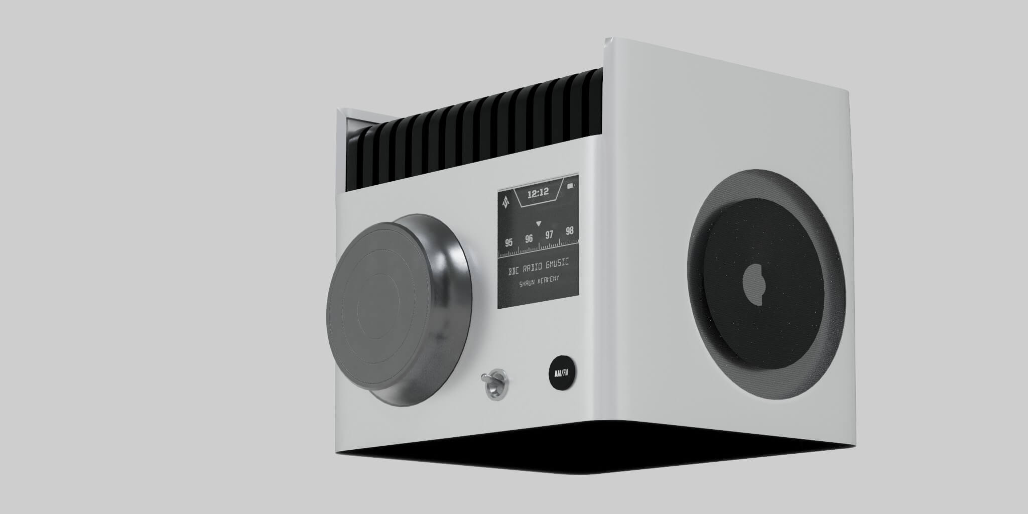 Portable Radio - 3D Model by asedessi
