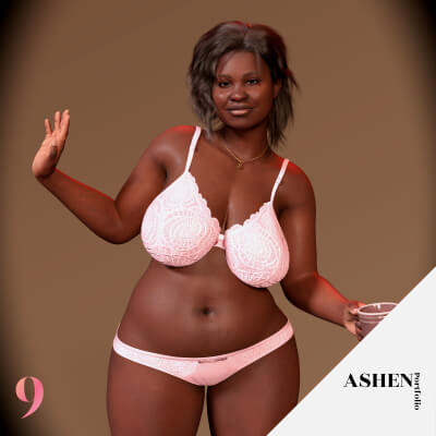 Abeena Addai Character Morphs for G8F 8.1F and G9