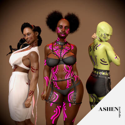 Alomar Body Paint for G8F