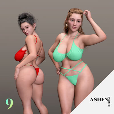 Amanda Luxx Character Morphs for G8F 8.1F and G9