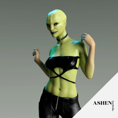 Ashai for Genesis 8 and 8.1 Female by AshenPortfolio