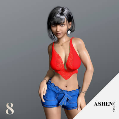 Aska Renault Character Morph for G8F 8.1F and G9 by AshenPortfolio