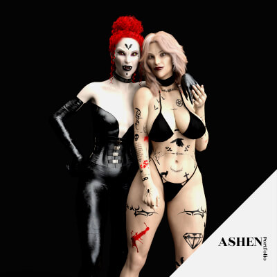 Bootiful Tattoo Set for Genesis 8 Female