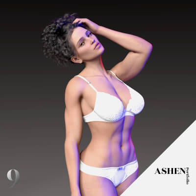 Cordette Holloway Character Morphs for G8F 8.1F and G9 by AshenPortfolio