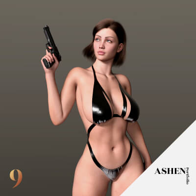Debbie Double Tap Character Morph for G8F 8.1F and G9 by AshenPortfolio