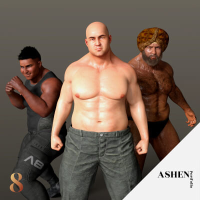 Eugene Two Shot Character Morph for G8M 8.1M and G9 by AshenPortfolio