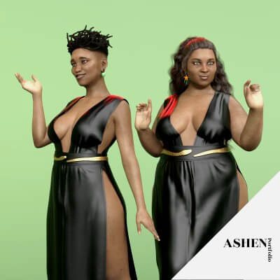 Fabiola and Precious for Genesis 8 Female