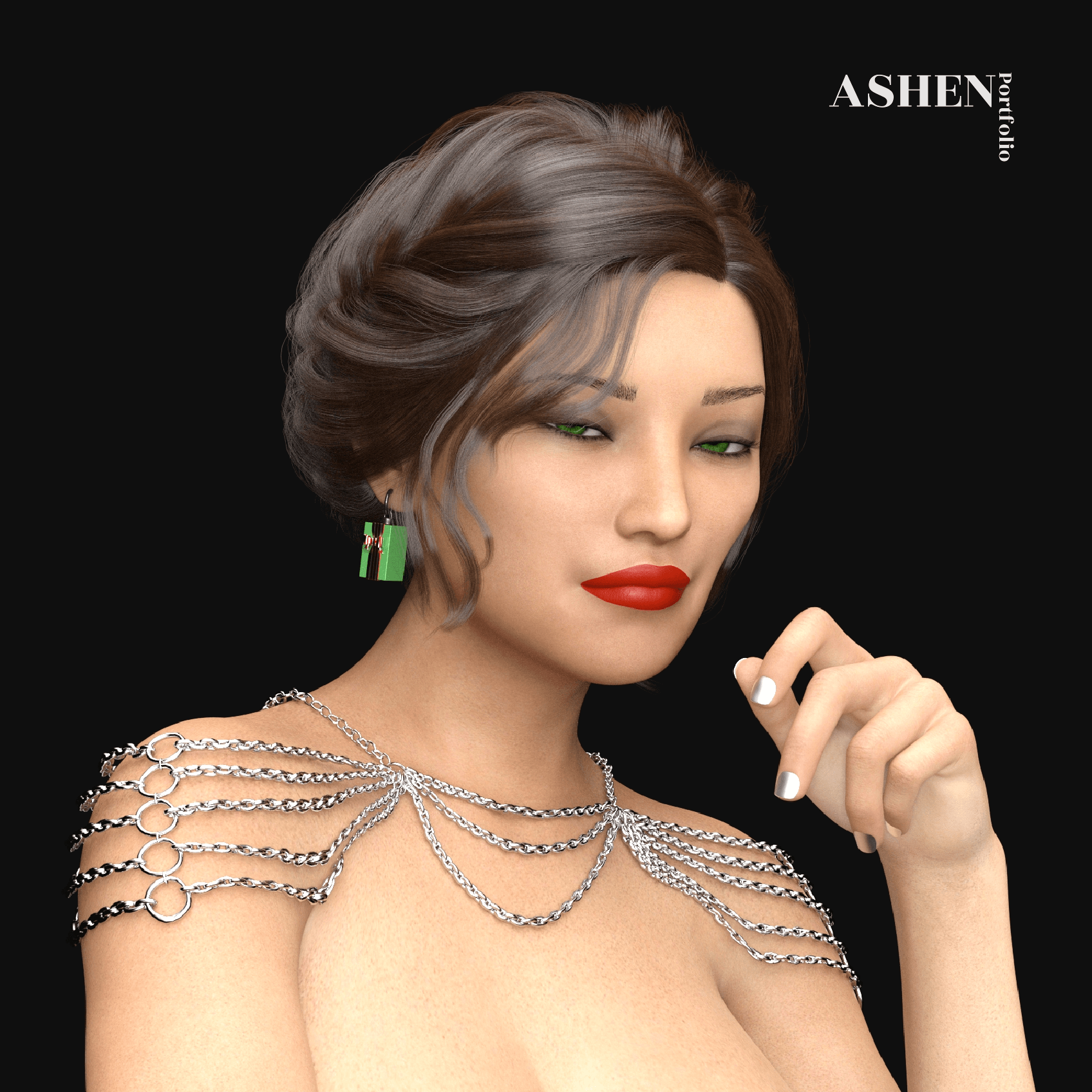A Models Not Just For Christmas 3D Render RenderHub Gallery a-models-not-just-for-christmas-3d-render-renderhub-gallery