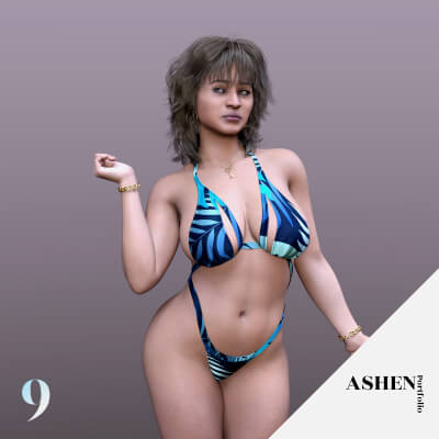 Hiche Character Morph for G8F 8.1F and G9 by AshenPortfolio