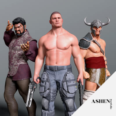 Kril Camedes Character Morph for G8M and 8.1M