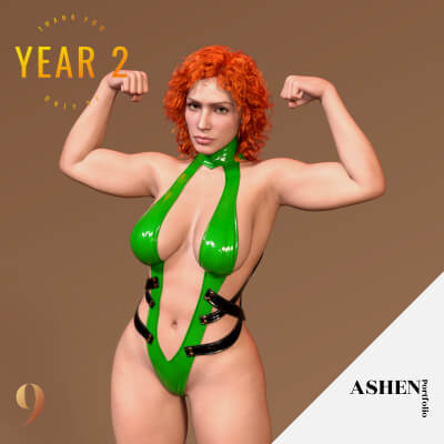 Layla OMurry Character Morph for G8F 8.1F and G9