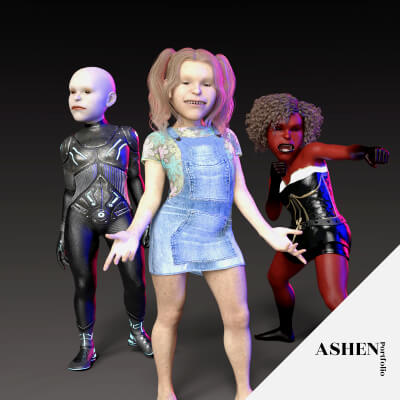 Little One Character Morph for G8F and 8.1F