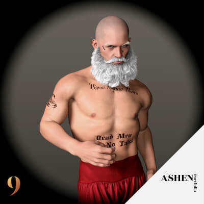 Old Nick Character Morph for G8M 8.1M and G9