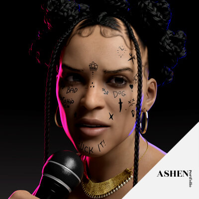Rap or Regret Tattoo Pack for Genesis 8