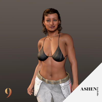 Rodeo Delta Character Morph for G8F 8.1F and G9 by AshenPortfolio