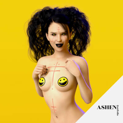 Smile Corp. Pasties for Genesis 8 and 8.1