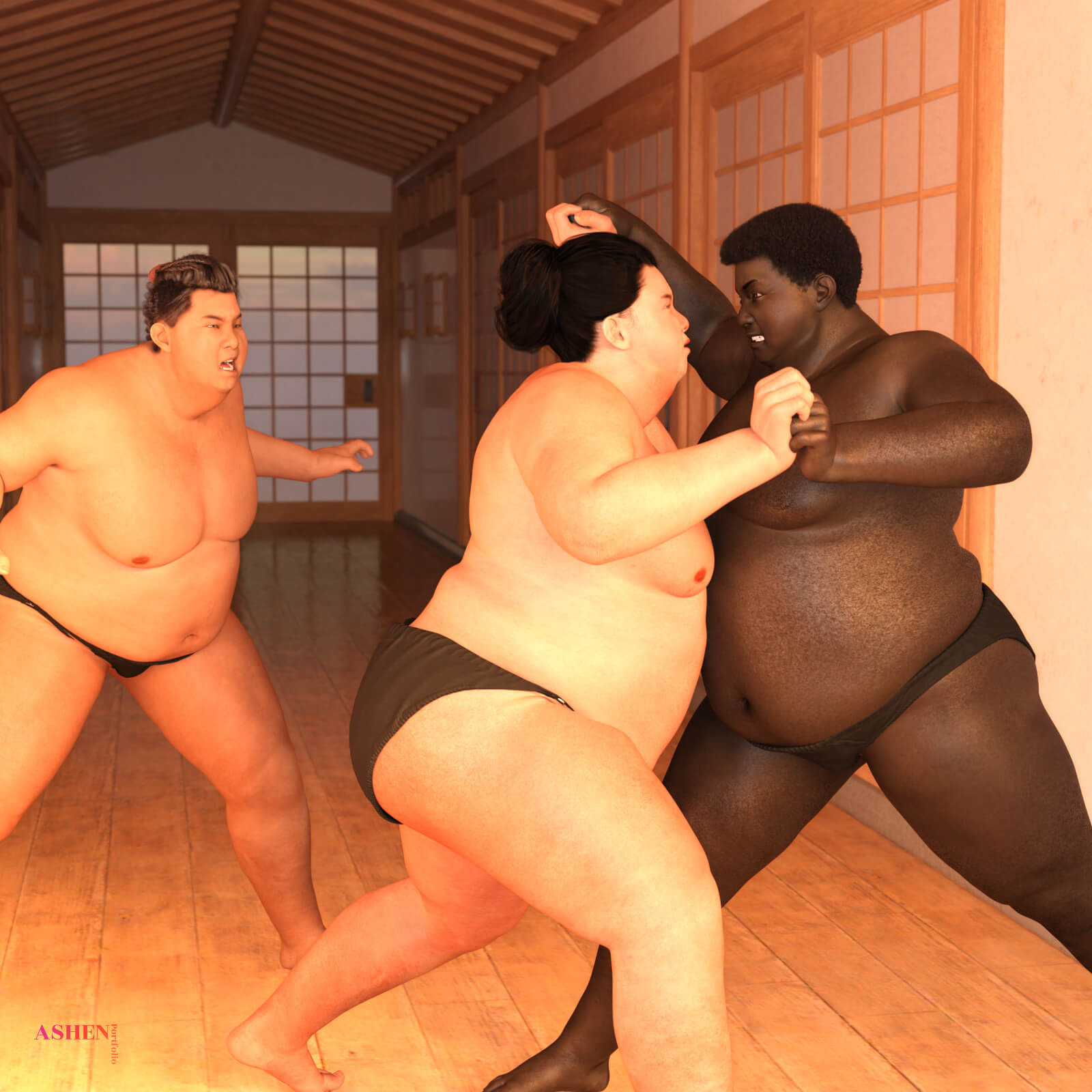 Sumo Character Morph for Genesis 8 and 8.1 Male