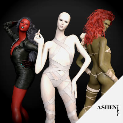 Tall One Character Morph for G8F and 8.1F by AshenPortfolio