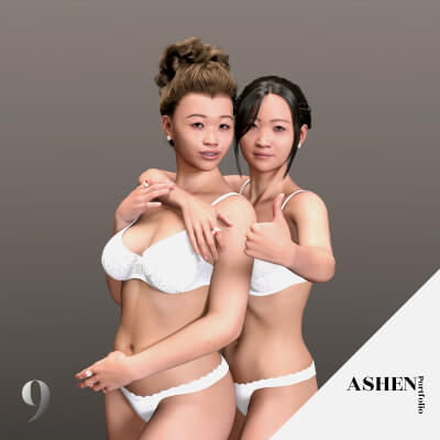 Tham-Boon Twins Character Morphs for G8F 8.1F and G9