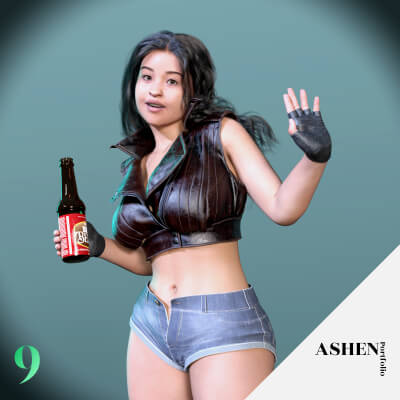 Tukkuttok Character Morph for G8F 8.1F and G9