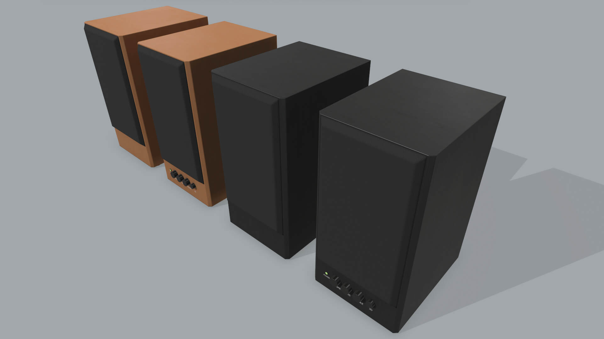 Computer Speakers - 3D Model by AshMesh