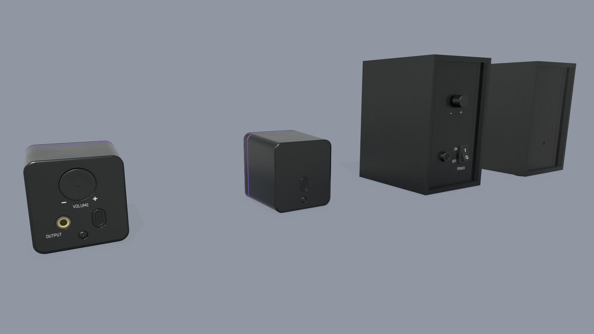 Computer Speakers - 3D Model by AshMesh