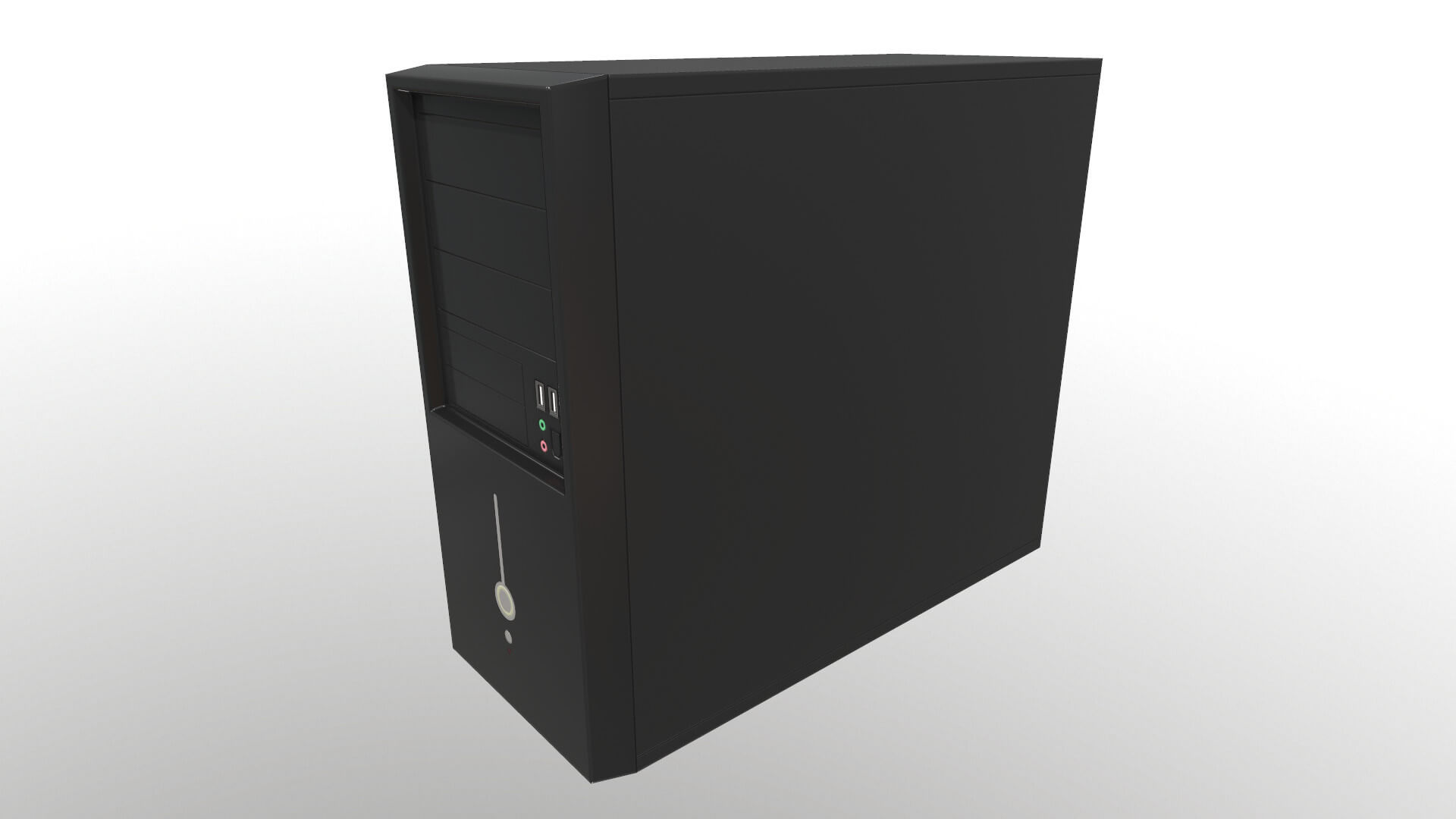 Computer Tower 3D Model by AshMesh