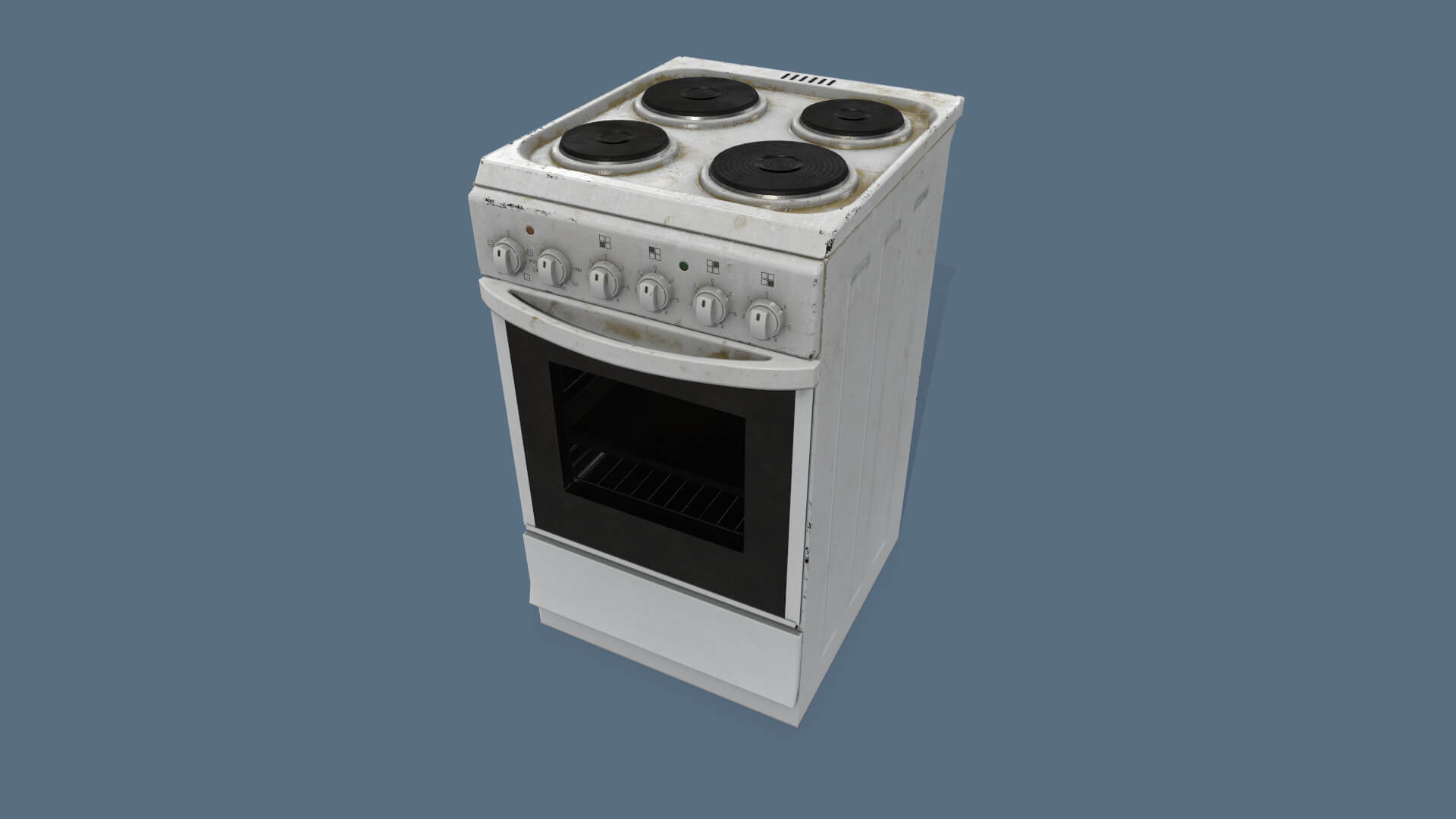 Electric Stove - 3D Model by AshMesh
