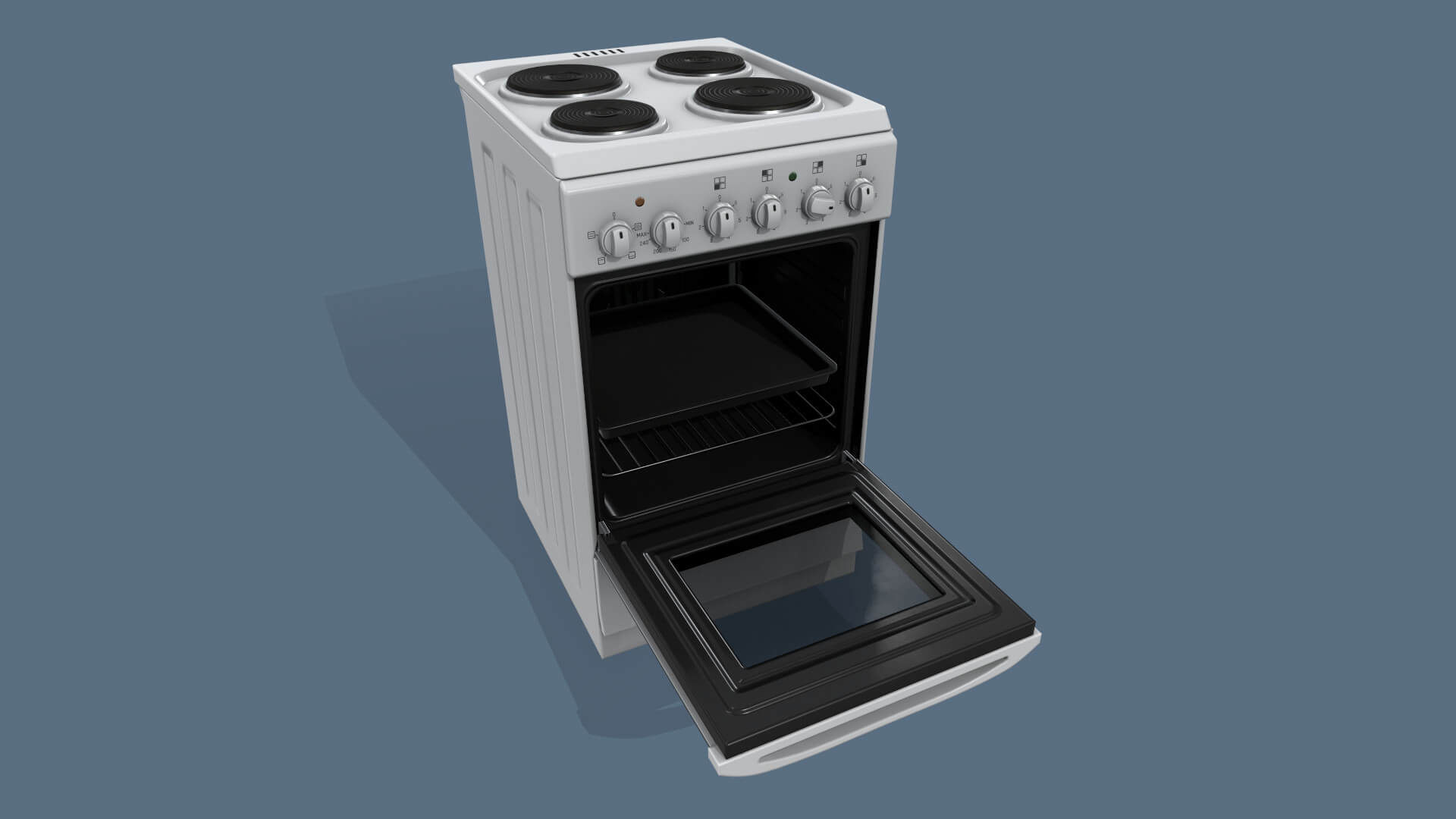 Electric Stove - 3D Model by AshMesh