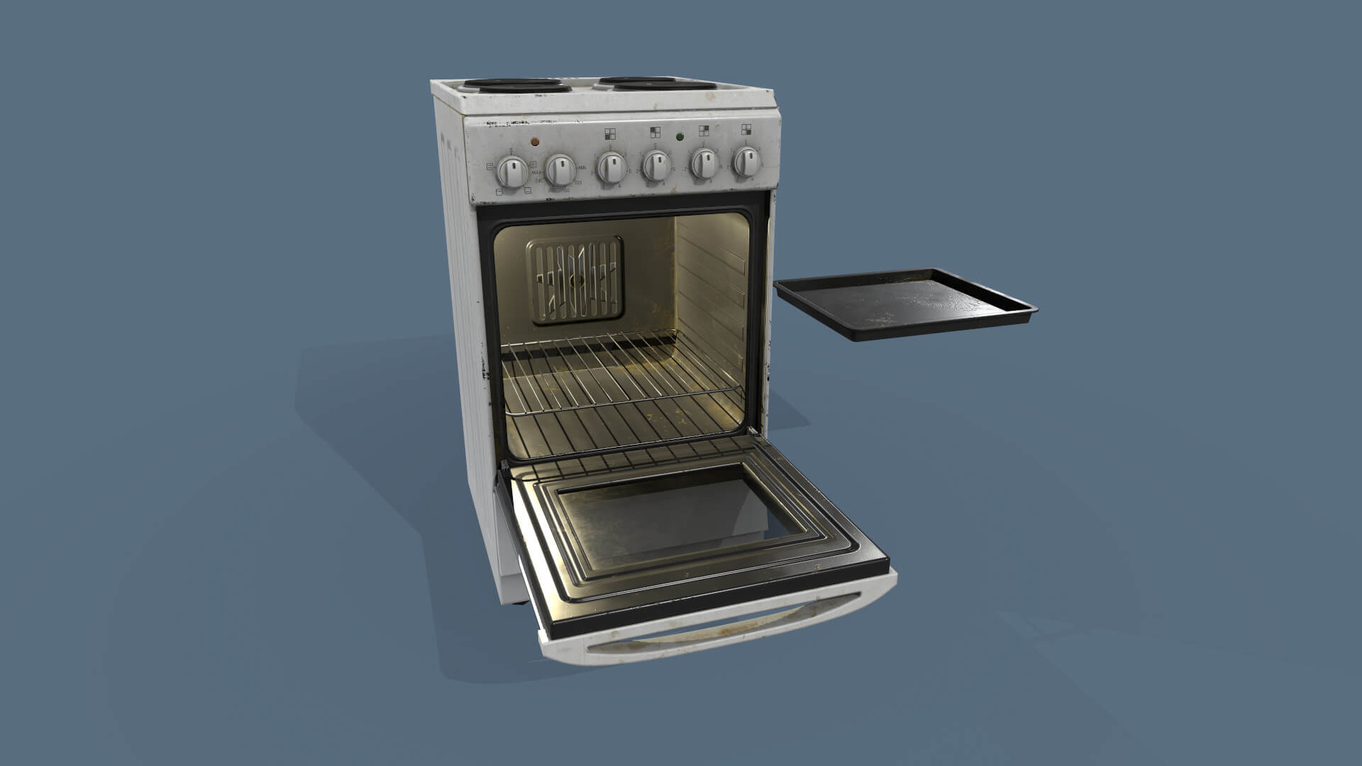 Electric Stove - 3D Model by AshMesh