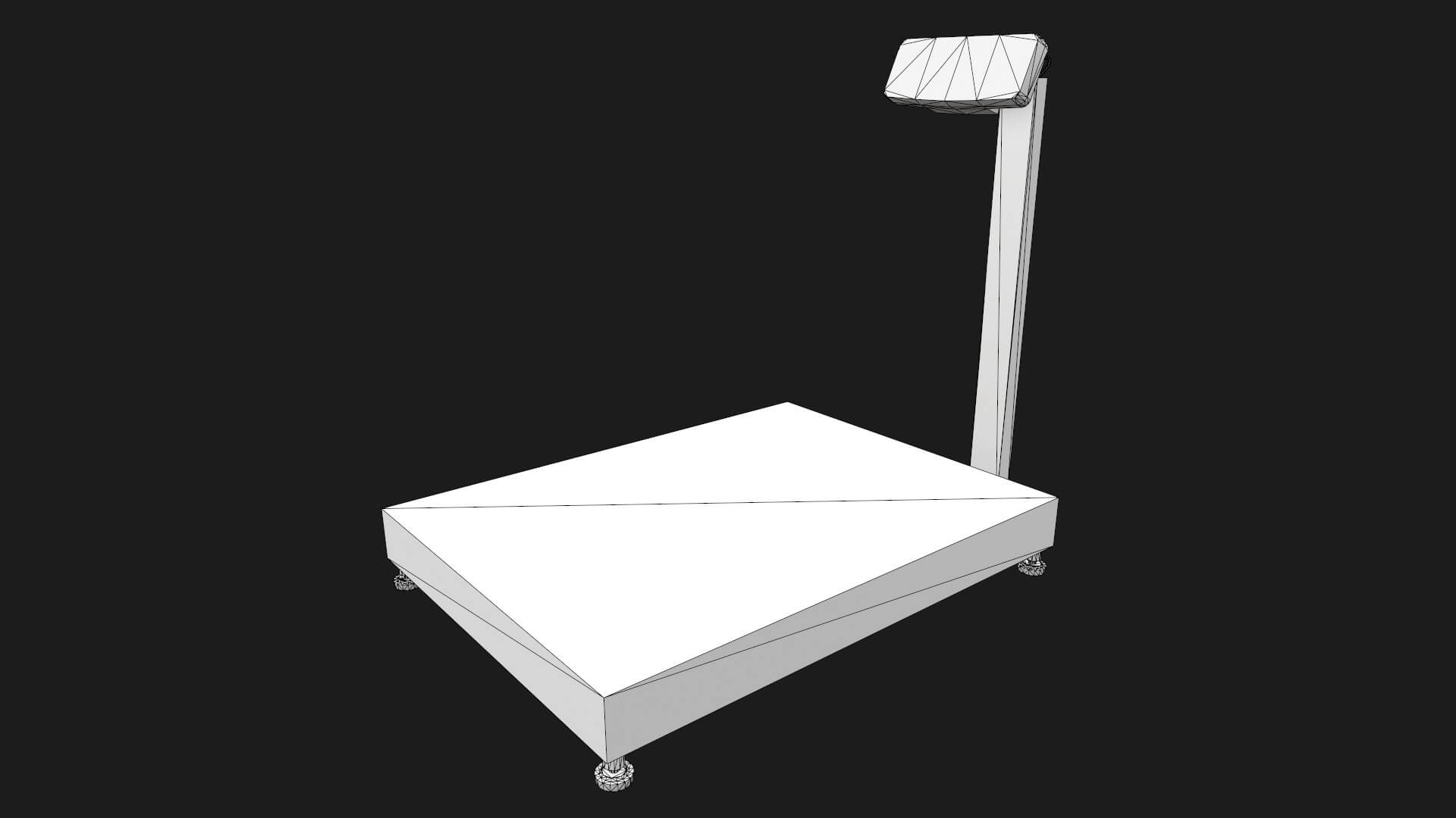 Floor Scale 3D Model by AshMesh