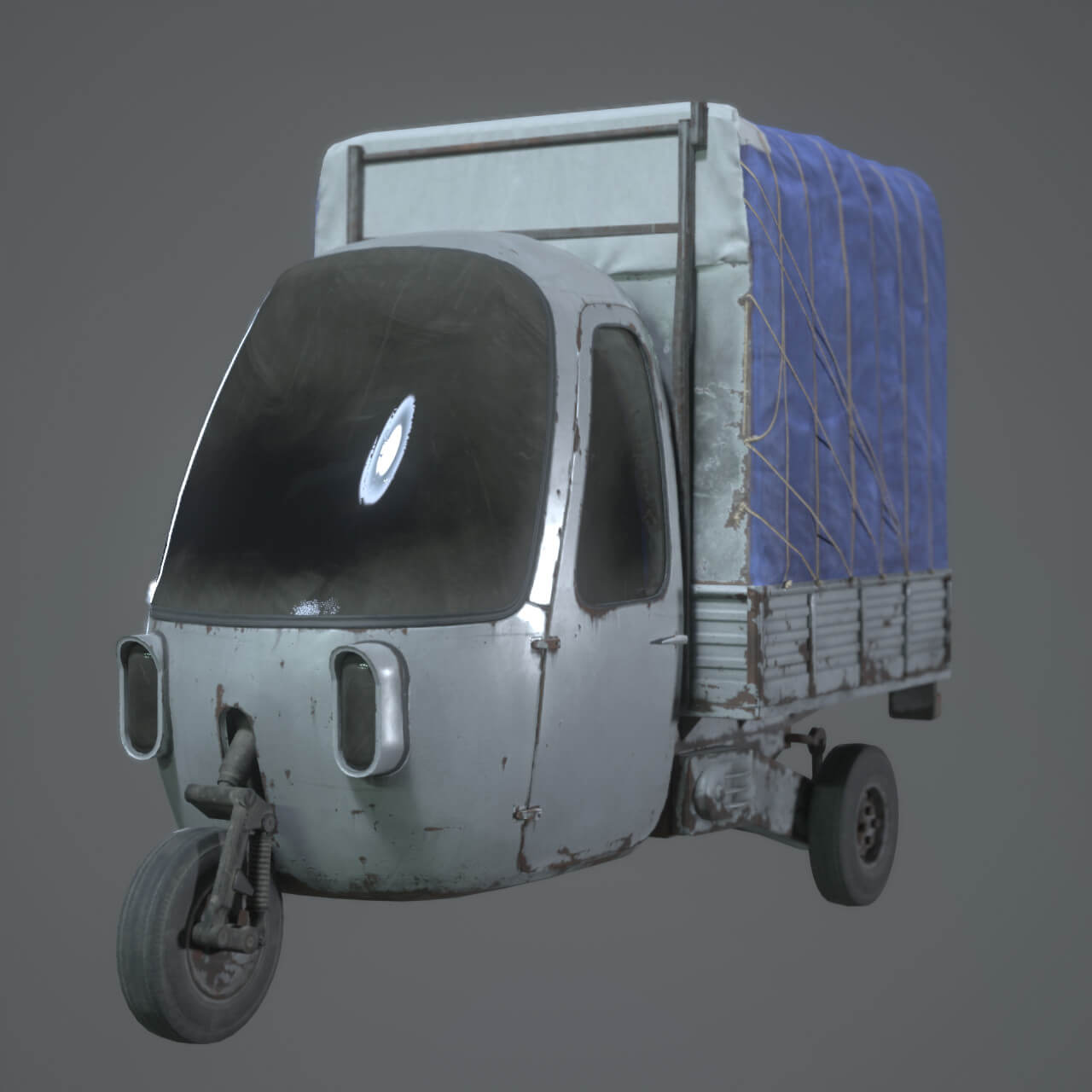 Asian Truck (Stray Reference) - Free 3D Model by asiry