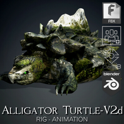Alligator Turtle-V2d