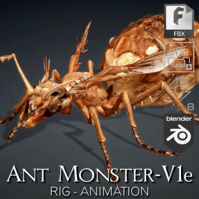Ant Monster-V1e by Asset_Animated