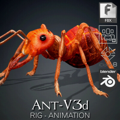 Ant-V3d-Animation