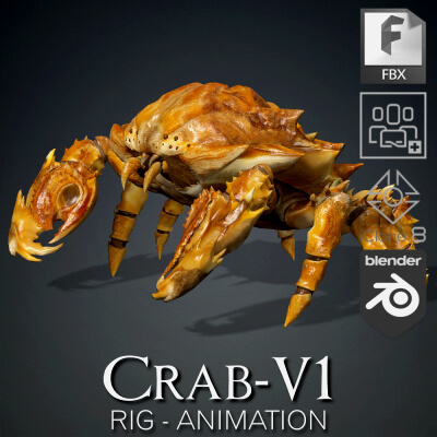 Crab-V1-Animation by Asset_Animated