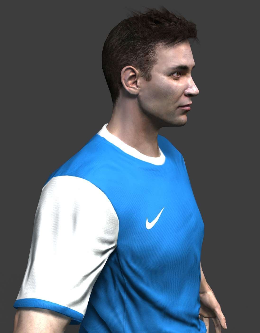 Soccer Player 3D Model by Astil