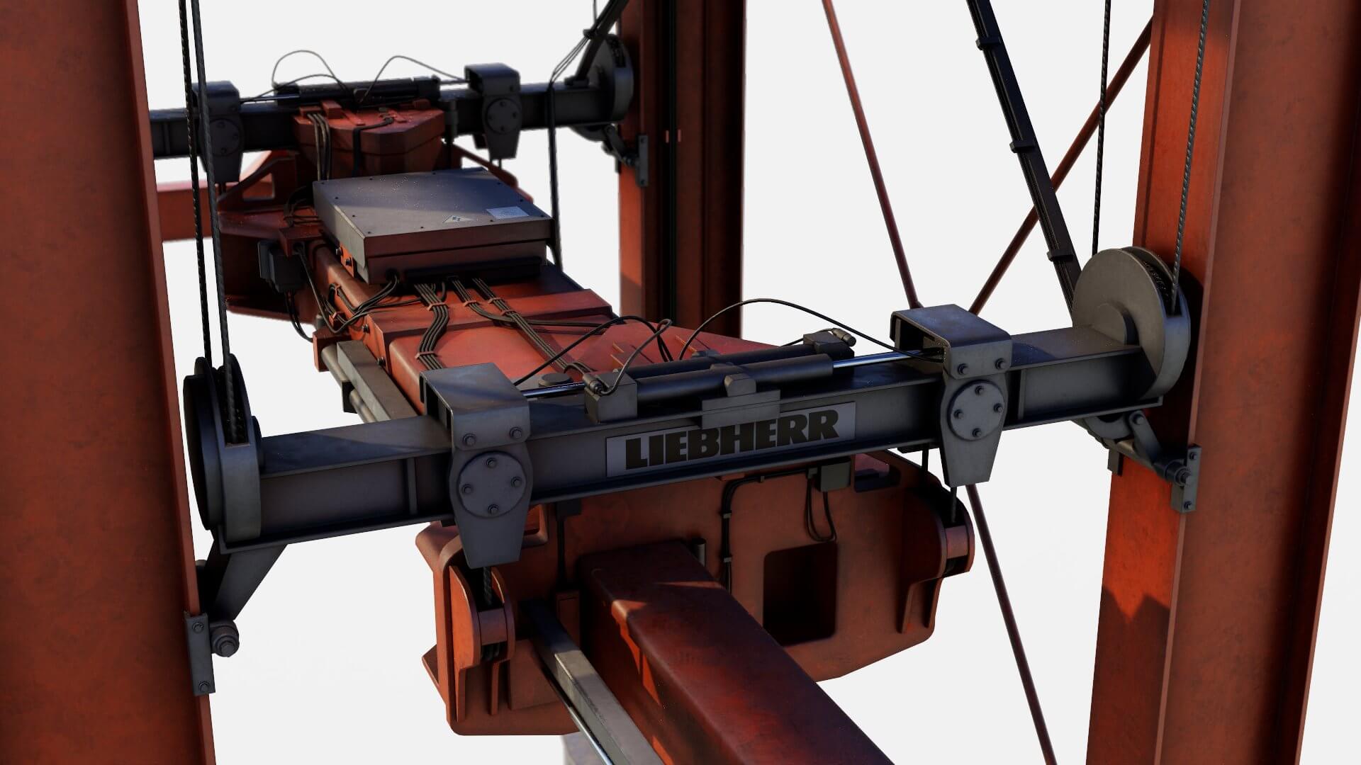 Straddle Carrier - 3D Model by atikarnz